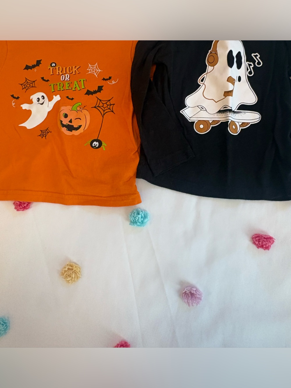 Lot of 2T Boys Halloween clothes. 2 shirts/1 Pajama